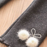 Toddler Girls Warm Cozy Design Pants 2-3 / 3-4 years