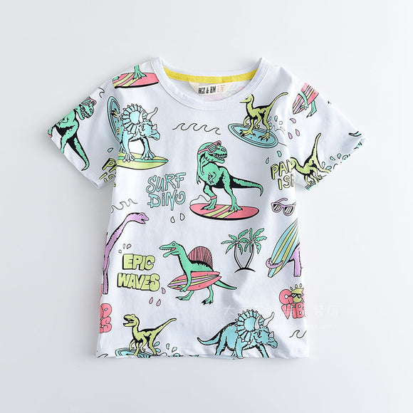 Toddler Boys Dinosaur Design T-shirt 4 - 12 years