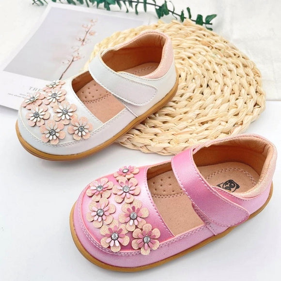 Toddler Girls Flowers Design Pink Color Sandals Toddler 6.5 - 12