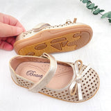 Toddler Girls Gold Stylish Summer Sandals Toddler 6.5 - 12