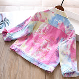 Toddler Girls Spring Multi Color Jacket 4-5 years