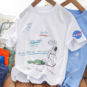 Toddler Boys Summer NASA Design T-shirt 4-5 years