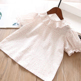 Toddler Girls Summer Cotton Sleeveless Flower Design Top 5 - 14 years