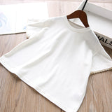 Toddler Girls Lace Design Oversized Cotton T-Shirt 5-6 years