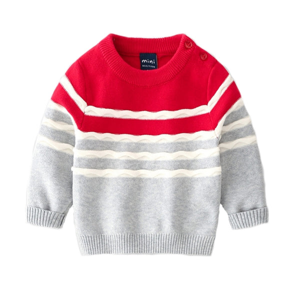 Toddler Boys Soft Cotton Knit Sweater 6m - 3 years - Just Be Special