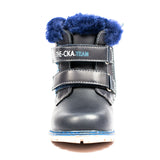 Toddler Boys Warm Winter Genuine Sheep Wool Waterproof Boots Toddler 6.5 / 7 / 8 / 9 - Just Be Special