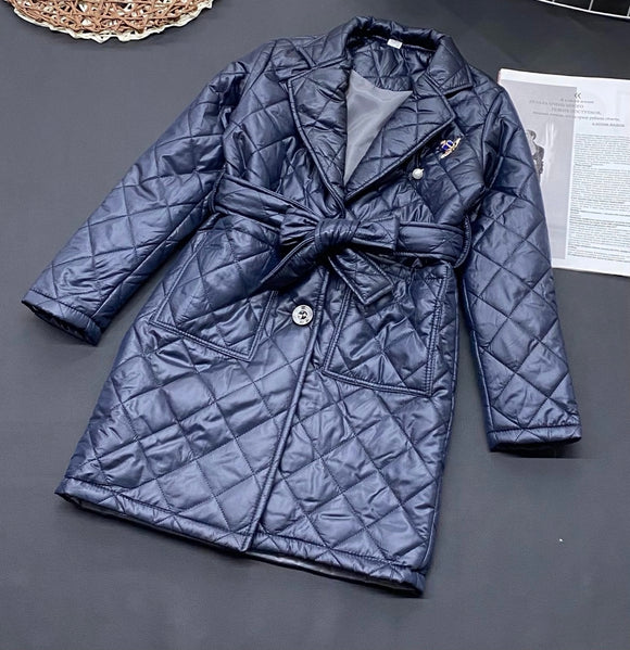 Girls Spring Stylish Long Coat 11 - 12 years