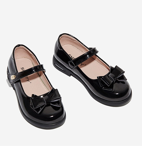 Toddler Girls Black Stylish Design Dress Shoes Toddler