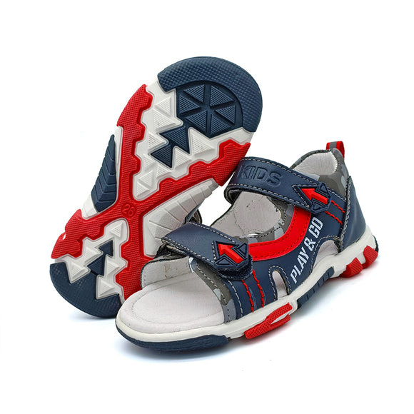 Toddler Boys Genuine Leather Orthopedic Sandals Toddler 9