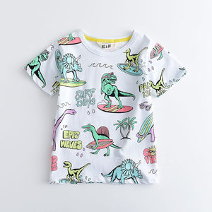 Toddler Boys Dinosaur Design T-shirt 2 - 12 years