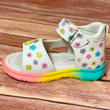 Toddler Girls Flower Design Sandals 7.5 / 9 / 10