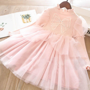 Toddler Girls Knit Spring Dress 7-8 years