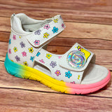 Toddler Girls Flower Design Sandals 7.5 / 9 / 10