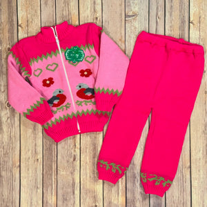 Toddler Girls Wool 2-Piece Set 9-12m