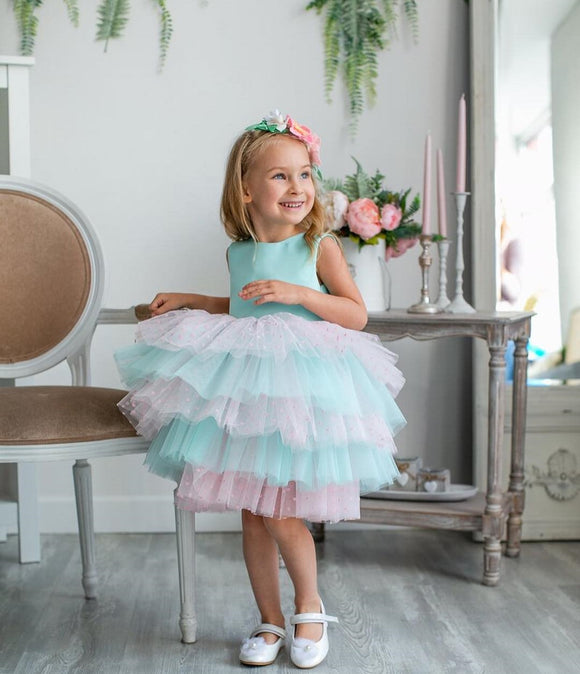 Monica Handmade Princess Toddler Girls Dress 1 / 2 / 3 / 6 years - Just Be Special
