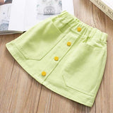 Toddler Girls Colorful Jeans Skirt 6-7 years