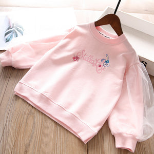 Toddler Girls Cotton Cute Bunny Design Sweatshirt 4-5 years
