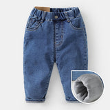 Toddler Boys Warm Lining Stylish Jeans 3-4 years