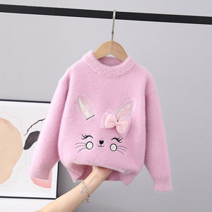 Toddler Girls Bunny Design Angora Sweater 6-7 years – JustBeSpecial
