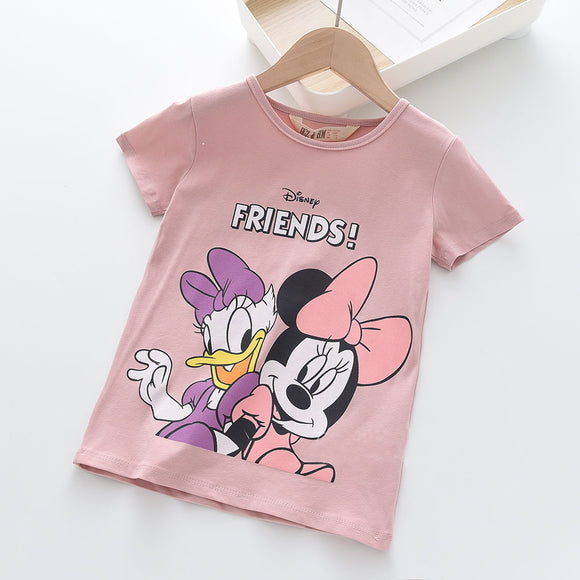 Toddler Girls Cartoon Design T-Shirt 10-12 years