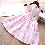 Toddler Girls Cute Ballerina Design Cotton Dress 3 - 8 years