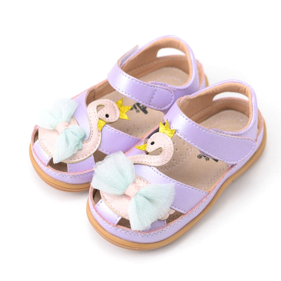 Toddler Girls Cute Swan Design Sandals Toddler 6.5 / 10.5 - Just Be Special