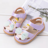 Toddler Girls Cute Swan Design Sandals Toddler 6.5 / 10.5 - Just Be Special