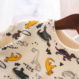 Toddler Boys Dinosaur Design Sweater 7-8 years