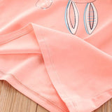 Toddler Girls Rabbit Cotton T-Shirt 8-9 years