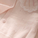 Toddler Girls 2-Piece Knit Cardigan Cotton Dress Set 8-9 years