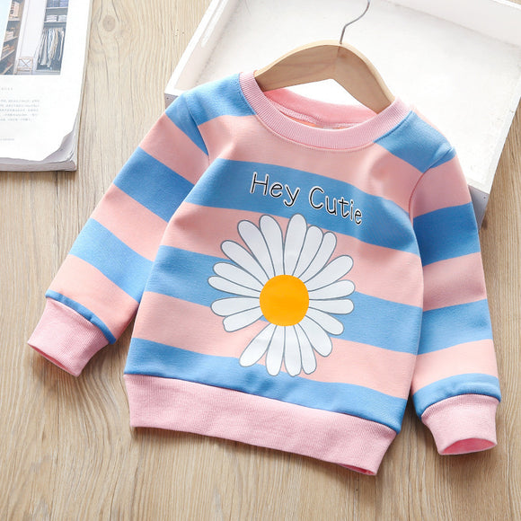 Toddler Girls Colorful Design Sweatshirt