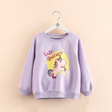 Toddler Girls Cotton Unicorn Design Sweatshirt 2-3 years