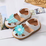 Toddler Girls Leather Butterfly Design Sandals Toddler 6.5 / 7.5 / 8