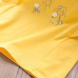 Toddler Girls Soft Cotton Yellow T-Shirt 9-10 years