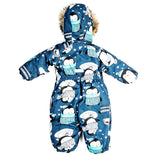 Toddler Boys Winter Waterproof Penguin Design Overall 2 years - Just Be Special