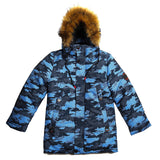 Boys Winter Warm Genuine Fur Colorful Jacket 9 / 10 years - Just Be Special