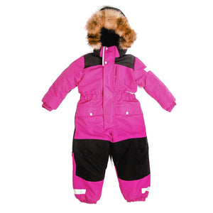 Toddler Girls Winter Waterproof Pink Overall 3 years - Just Be Special