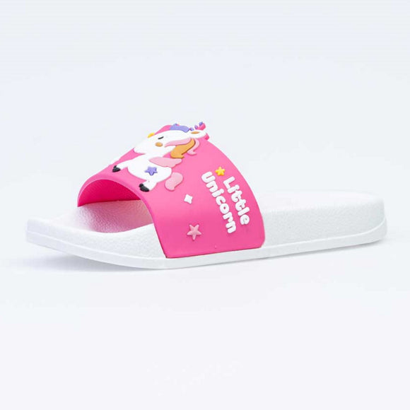 Toddler Girls Summer Unicorn Flip-Flops Youth 1.5