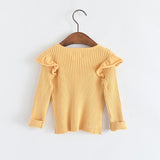 Toddler Girls Knit Ruffle Top Clearance  1-2 / 3-4 years - Just Be Special