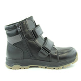 Youth Boys Winter Sheep Wool Black Boots Youth 2.5 - 6 - Just Be Special