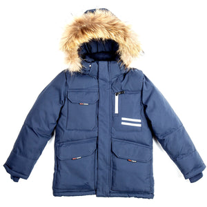 Boys Winter Warm Genuine Fur Jacket 10 / 11 / 12 / 13-14 years - Just Be Special